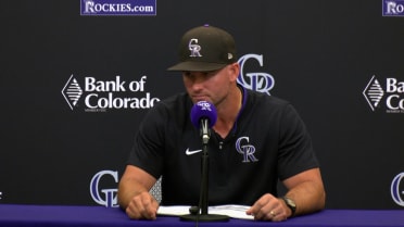Warren Schaeffer discusses the Rockies' 8-7 loss