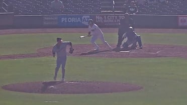 Payton Martin turns an amazing double play