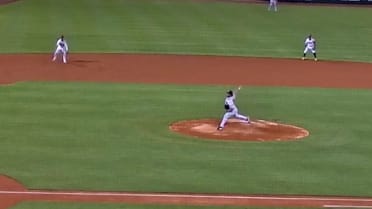 Bryce Cunningham picks up his first K for Mesa