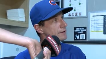 Craig Counsell on the Cubs' 4-1 win