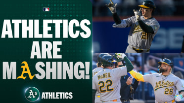 The Athletics score five runs in 3rd inning