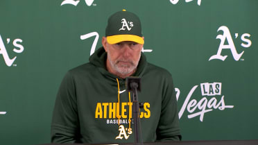 Mark Kotsay discusses the A's 5-3 loss