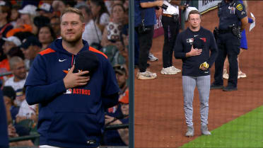 Louis Varland wins five-on-one anthem standoff