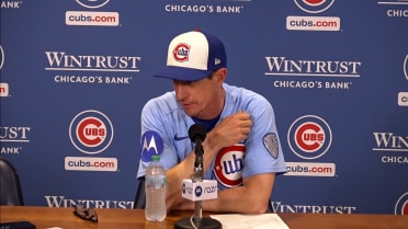 Craig Counsell on Matthew Boyd's shoulder, 9-4 loss