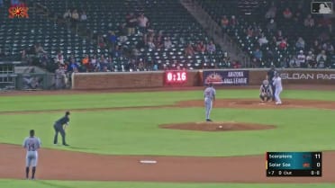 Seaver King's sweet cross-body throw