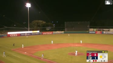 Jesús Báez homers (15) on a fly ball to left center field. Jack Gurevitch scores.