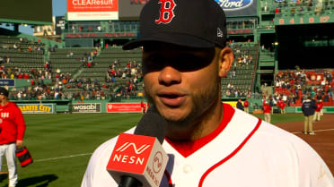 Willson Contreras on Boston's first series win 