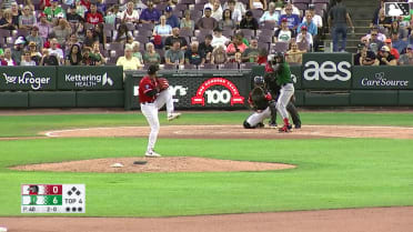 Emil Morales' solo home run