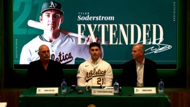 Tyler Soderstrom inks Athletics' historic extension