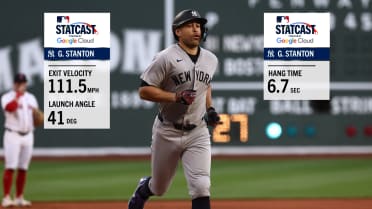 Giancarlo Stanton hammers 111.5 mph home run