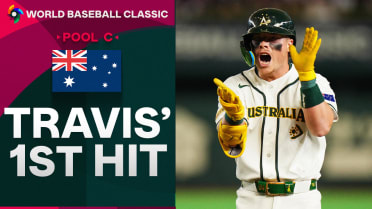 Travis Bazzana's first hit of The Classic