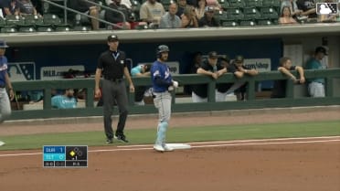 Brandon Lowe's RBI single in his rehab assignment