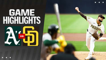 Athletics vs. Padres Highlights