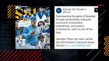 High Heat on Salvador Perez winning Clemente Award