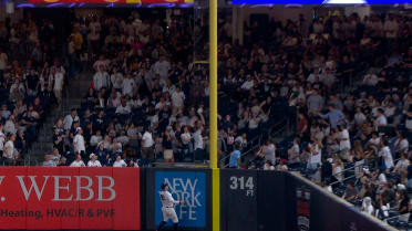 Vaughn Grissom's foul ball stands after review