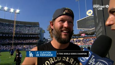 Clayton Kershaw: 'You can't script it'