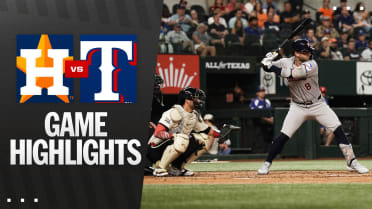 Astros vs. Rangers Highlights