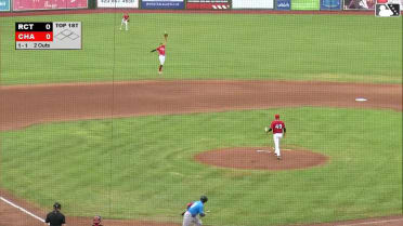 Edwin Arroyo's acrobatic catch