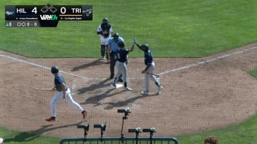Cristofer Torin collects his first multihomer game