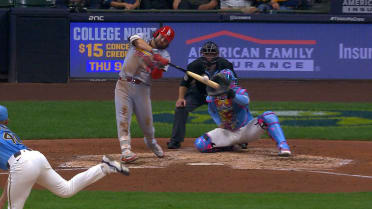 Alec Burleson's RBI triple