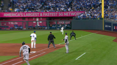 Gleyber Torres' foul ball stands after review