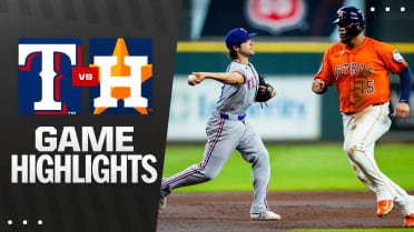 Rangers vs. Astros Highlights