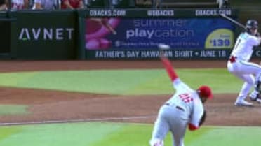 CHICAGO, IL - APRIL 19: Philadelphia Phillies relief pitcher Jose Alvarado  (46) delivers a pitch during an MLB game against the Chicago White Sox on  April 19, 2023 at Guaranteed Rate Field