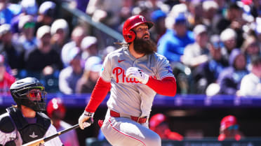 Brandon Marsh's first homer of the season