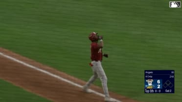 Sebastian Walcott's two-run home run