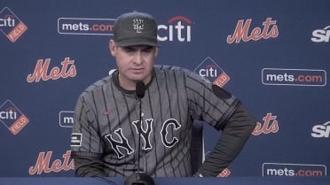 Carlos Mendoza discusses the Mets' 3-1 loss
