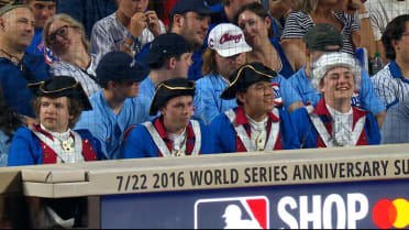 Cubs fans dress up for the Fourth of July