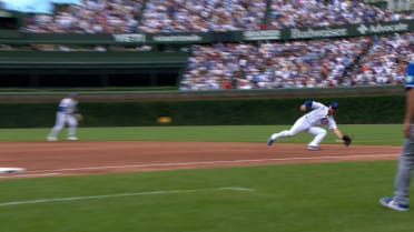 Michael Busch's fantastic sliding play
