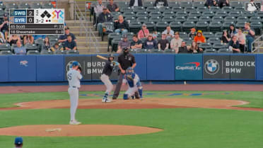 Christian Scott's five strikeouts