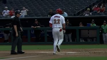 Blaze Jordan's two-homer day