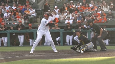 Samuel Basallo's two-run homer