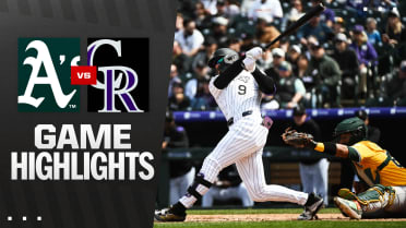 Athletics vs. Rockies Highlights