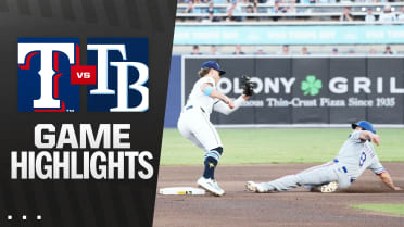Rangers vs. Rays Highlights