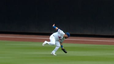 DJ Stewart makes the catch in right after review