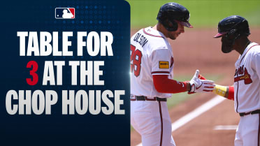 Matt Olson's towering three-run homer (8)