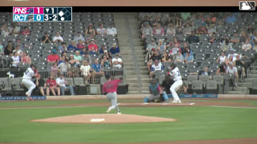 Jake Munroe singles on a ground ball to center fielder Cam Cannarella. Nick Rodriguez scores.
