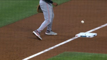 Connor Norby sneaks in a single