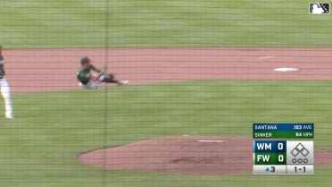 Bradley Frye's incredible throw to first