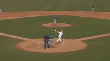 Christian Moore's solo home run