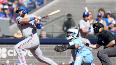 Rangers' five-run 5th inning