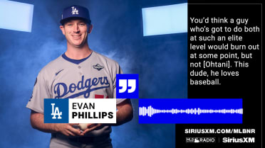 Evan Phillips on Ohtani, recovering from injury