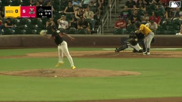 Randy Vásquez's eighth strikeout of the game 