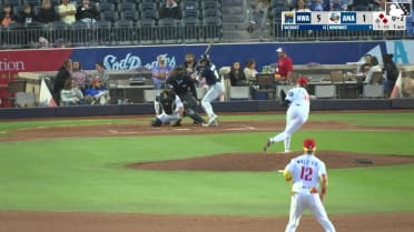 Daniel Vazquez doubles (5) on a fly ball to center fielder Druw Jones. Sam Kulasingam scores. Jorge Alfaro to 3rd.