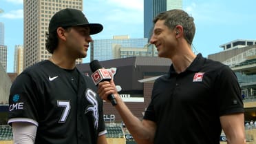 Jacob Gonzalez on getting the final out of the game