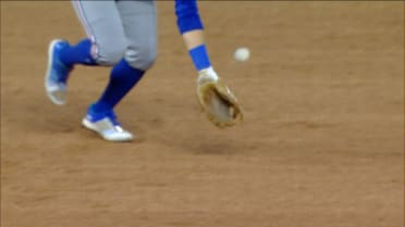 Rockies score two runs on error