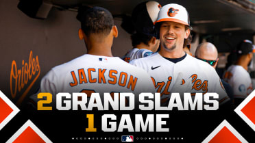 Rutschman, Jackson hit grand slams vs. Astros